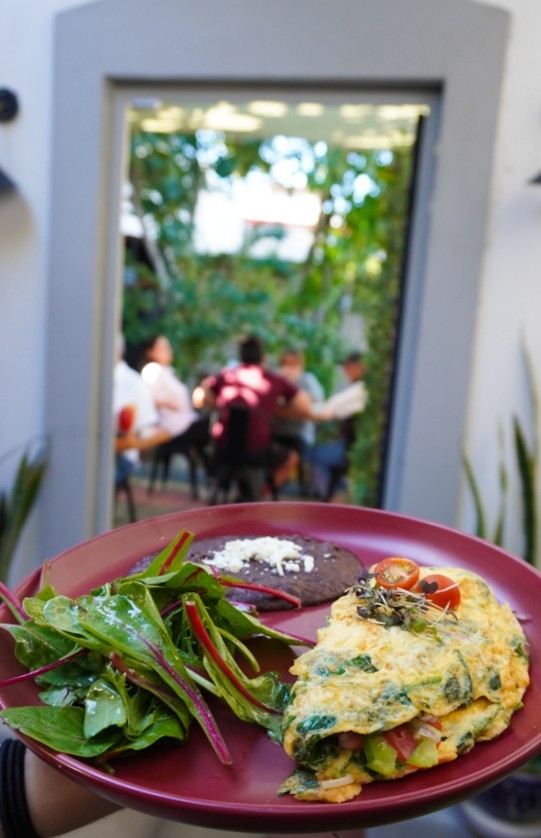 Omelette de Espinacas y Queso